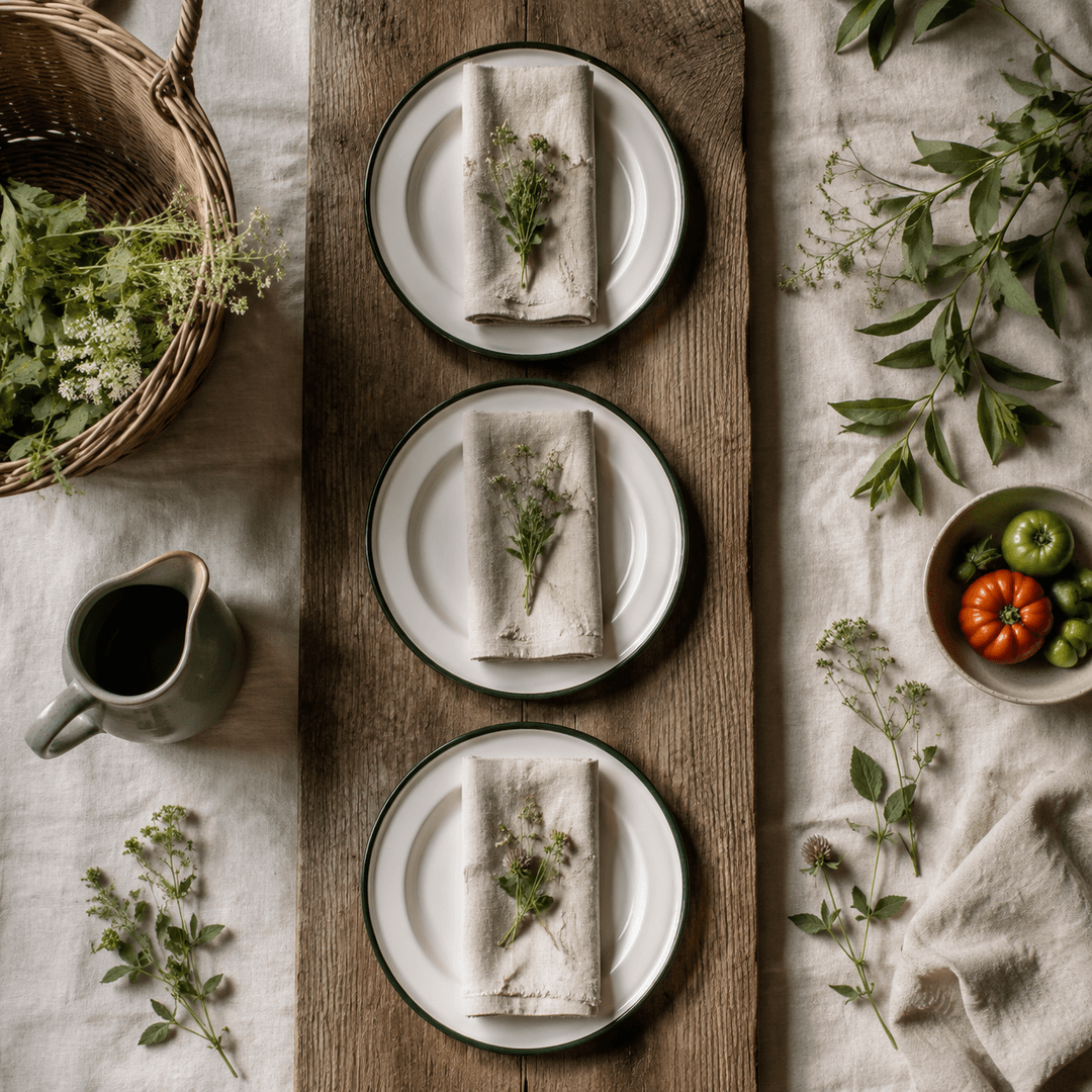 Example country garden table board